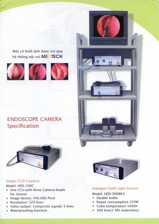 Máy nội soi tai mũi họng Metech - Hàn Quốc